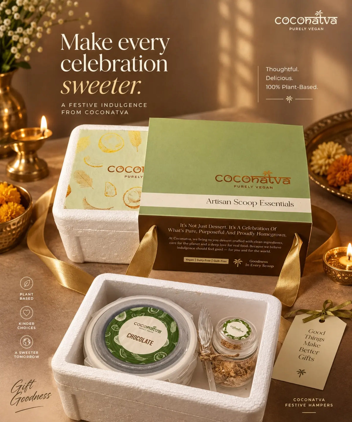 Artisans Gelato mini hamper - Festive Delight