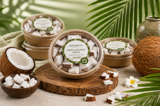 Dice Cut Coconut - Fresh Coconut Pieces